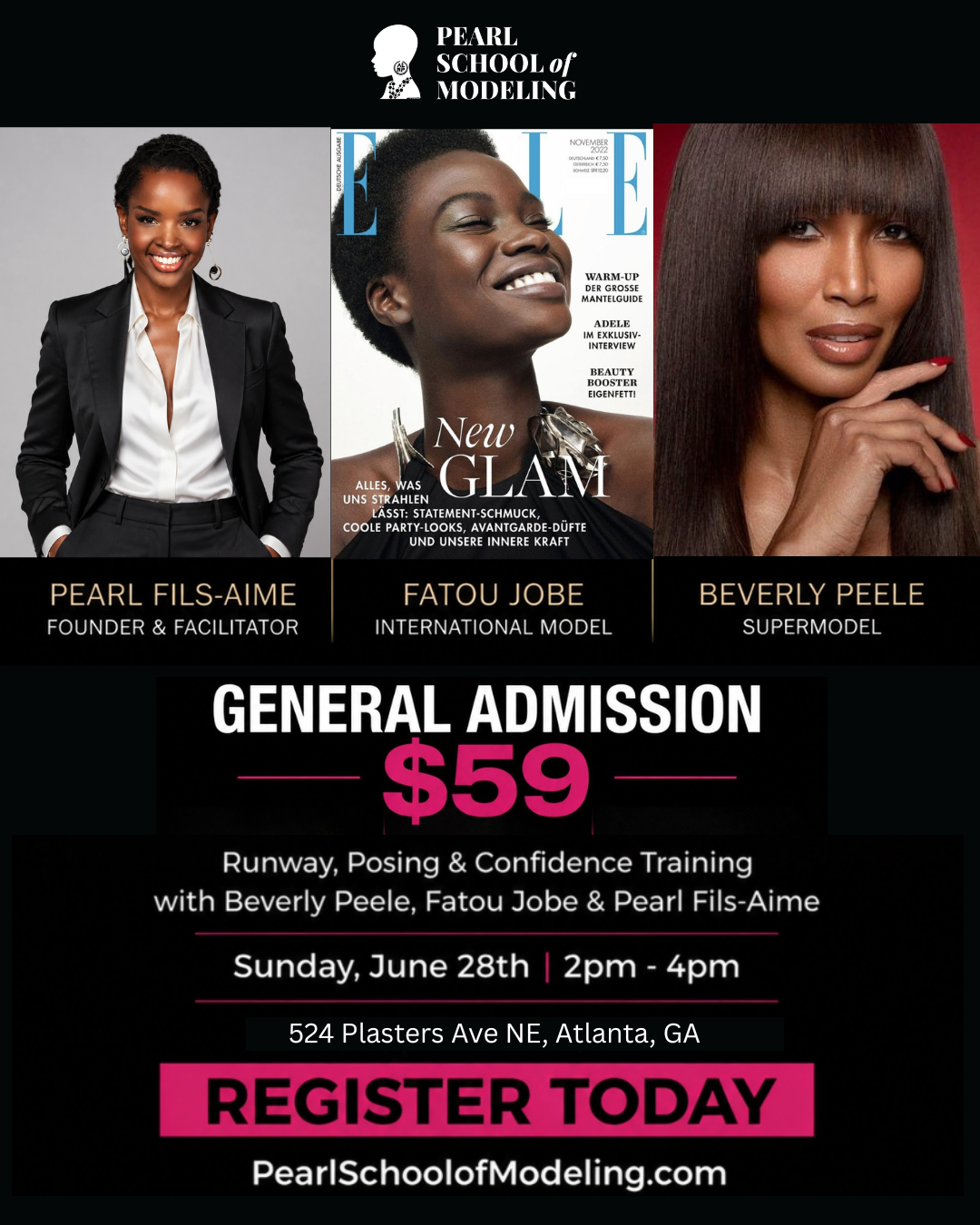 Train with Supermodel Beverly Peele and Intl Model Fatou Jobe