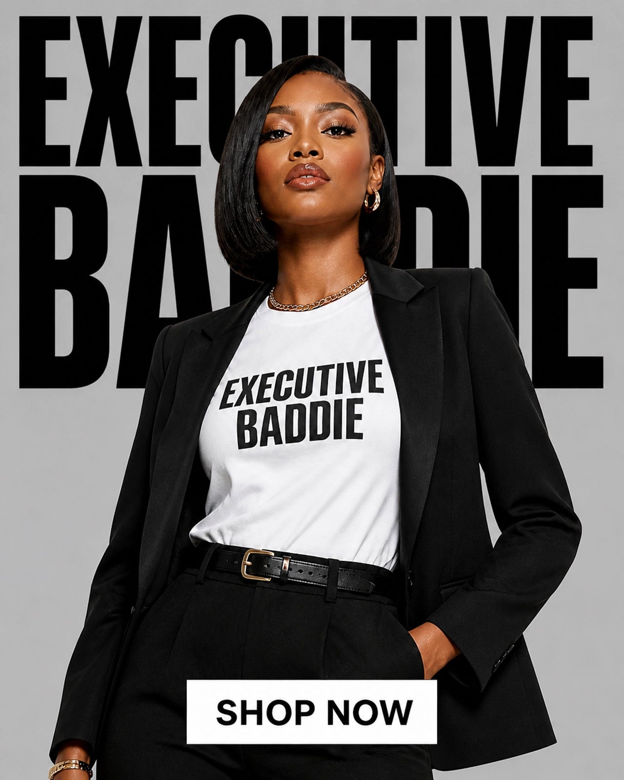 Executive Baddie Women's Relaxed T-Shirt