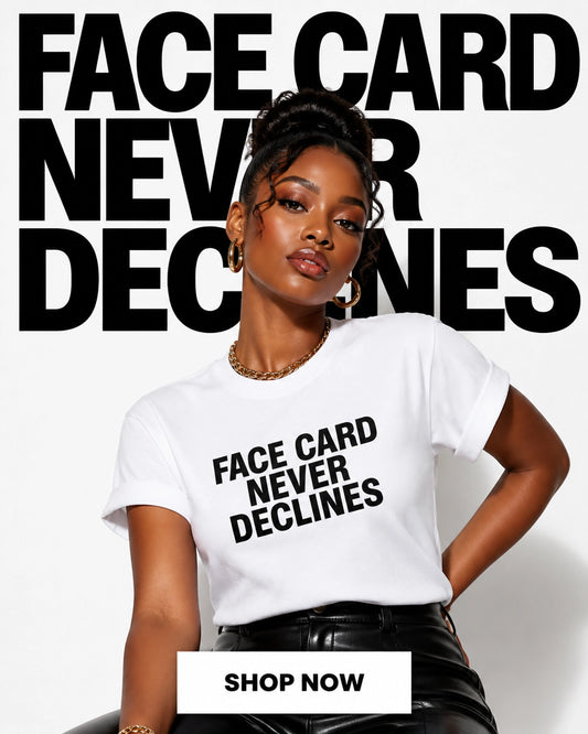 Face Card Never Declines Women's Relaxed T-Shirt